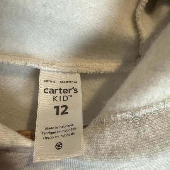 Carter’s Kids Fleece Dress Hoodie Sequin Fox? Cat? Girls Size 12 NWT - Picture 5 of 15